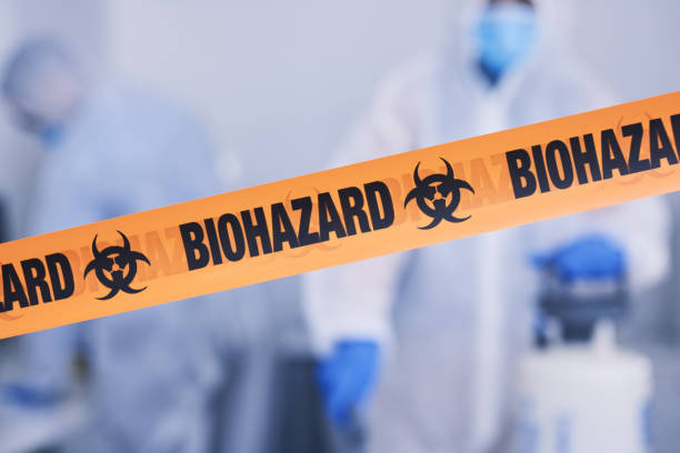 Professional Biohazard Cleanup technician working in Niobrara, NE